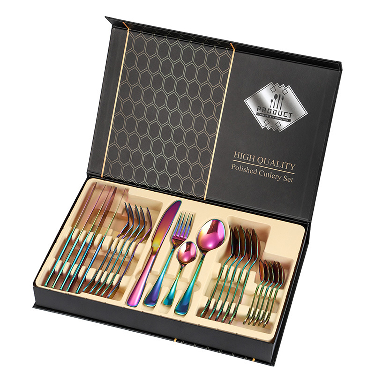 Portable stainless steel cutlery set for travel and daily meals

