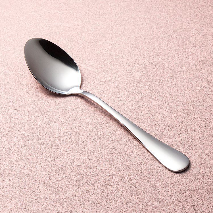 Luxury mirror-polished stainless steel cutlery set with elegant classic design

