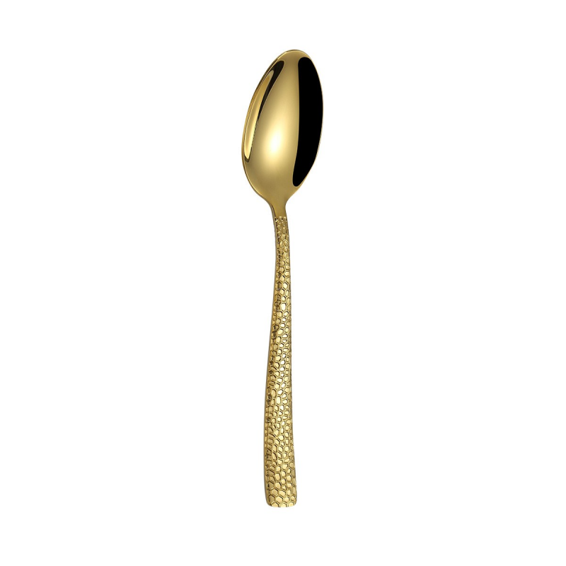 10-Piece Gold Plated Stainless Steel Flatware Set for Elegant Dining