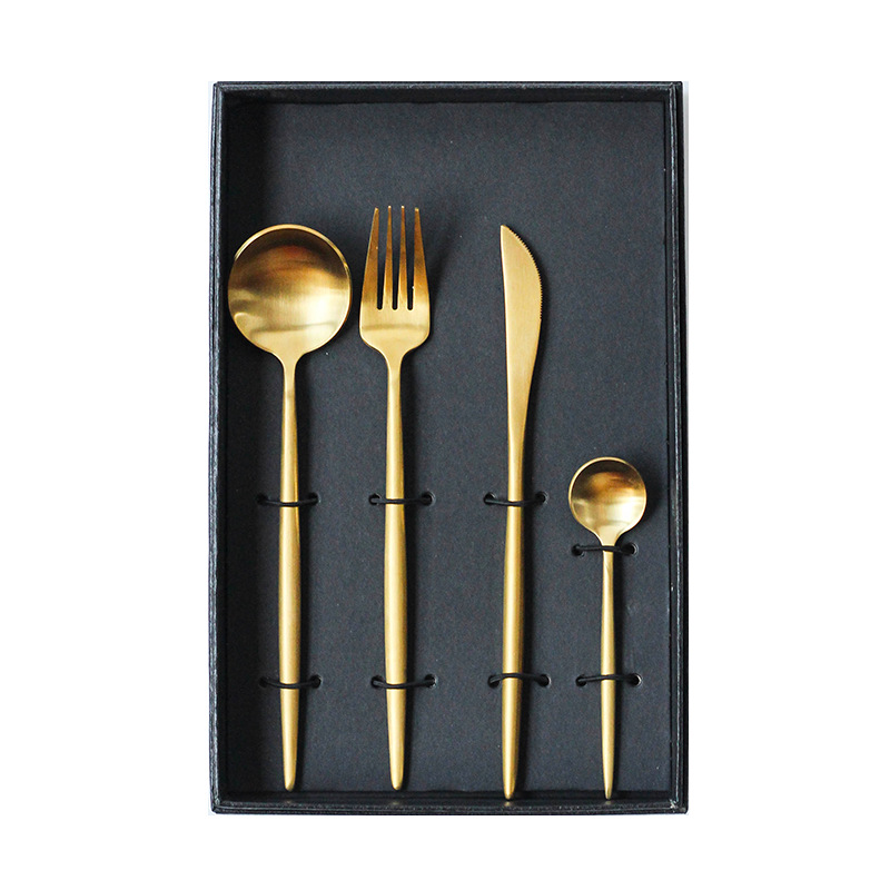 High-performance stainless steel flatware set with polished silver finish

