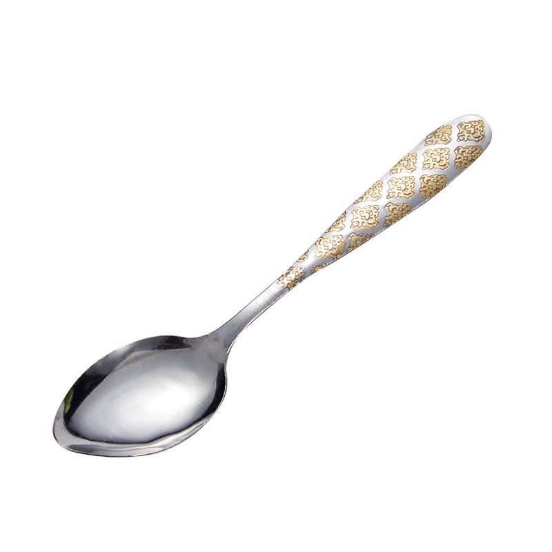 Stainless steel cutlery set for wedding and banquet use

