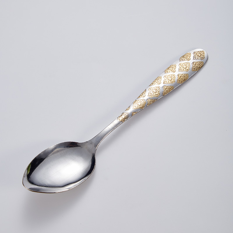 Stainless steel cutlery set for wedding and banquet use

