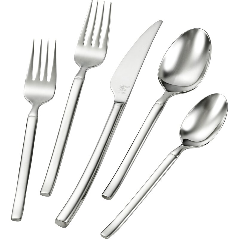 3-piece metal serving fork set Middle Eastern design stainless steel tableware

