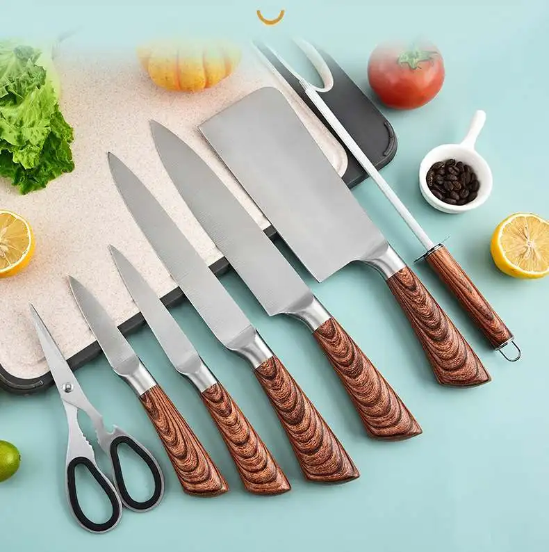 High-Quality Multipurpose Chef Knife with Stainless Steel Blade