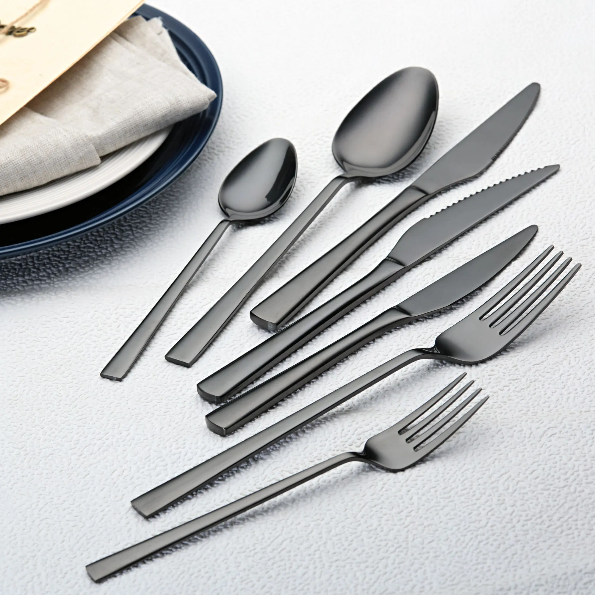 Wedding Cutlery Set with Chopsticks – Elegant Fork Knife Spoon Combo