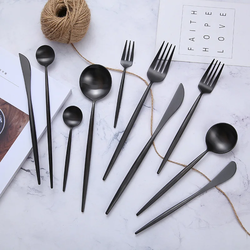 Wedding Cutlery Set with Chopsticks – Elegant Fork Knife Spoon Combo