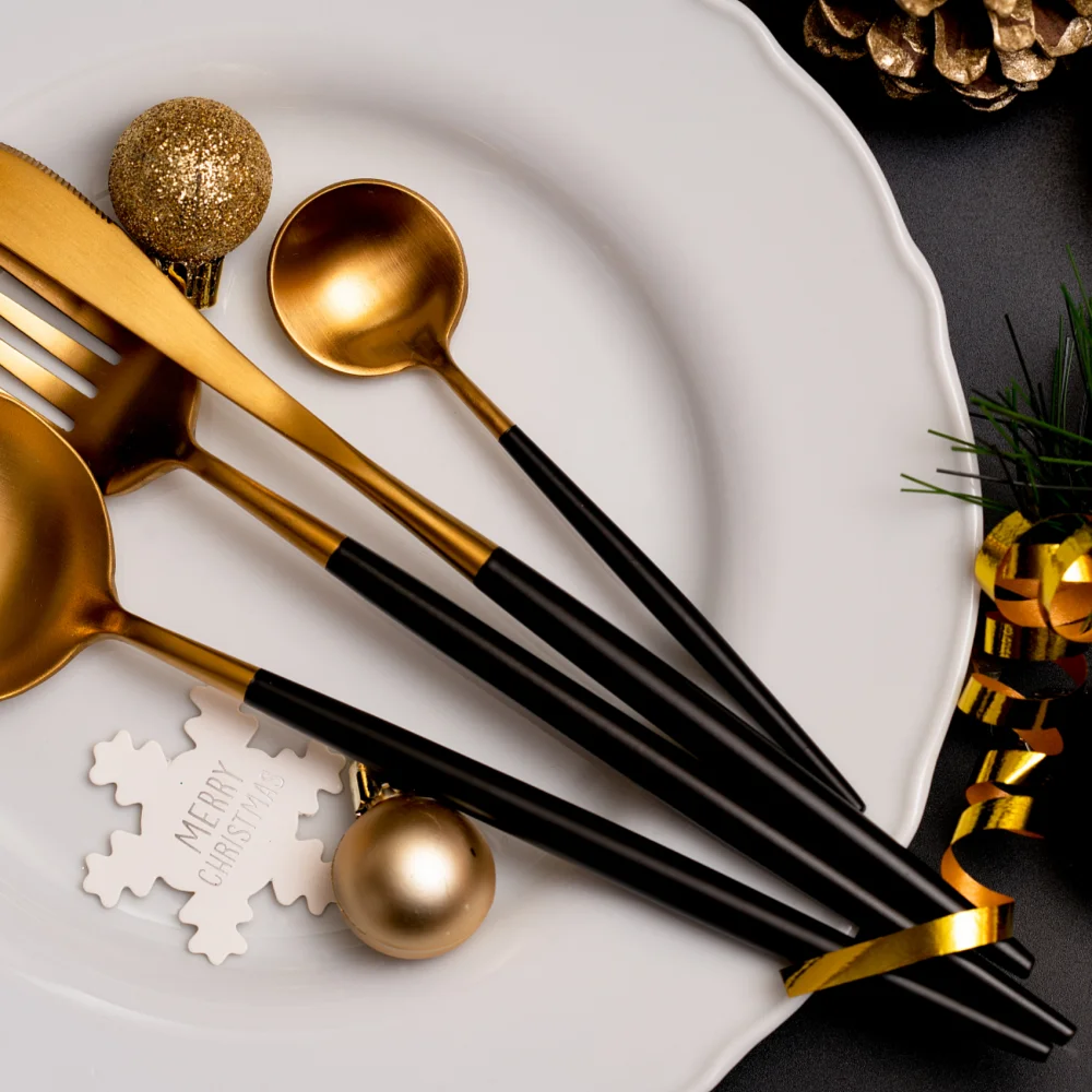 Wedding Cutlery Set with Chopsticks – Elegant Fork Knife Spoon Combo