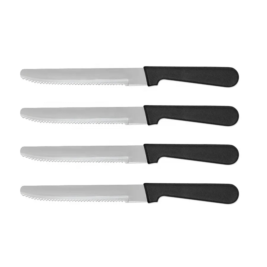 Eco-Friendly Steak Knife Set with Sustainable Kraft Packaging