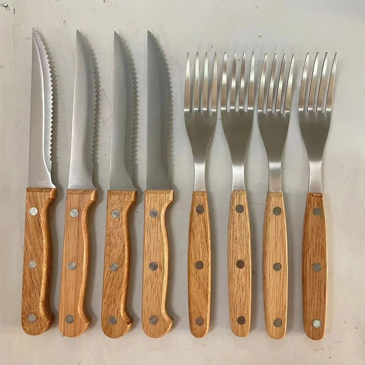 Stainless Steel Steak Knife and Fork Cutlery Set