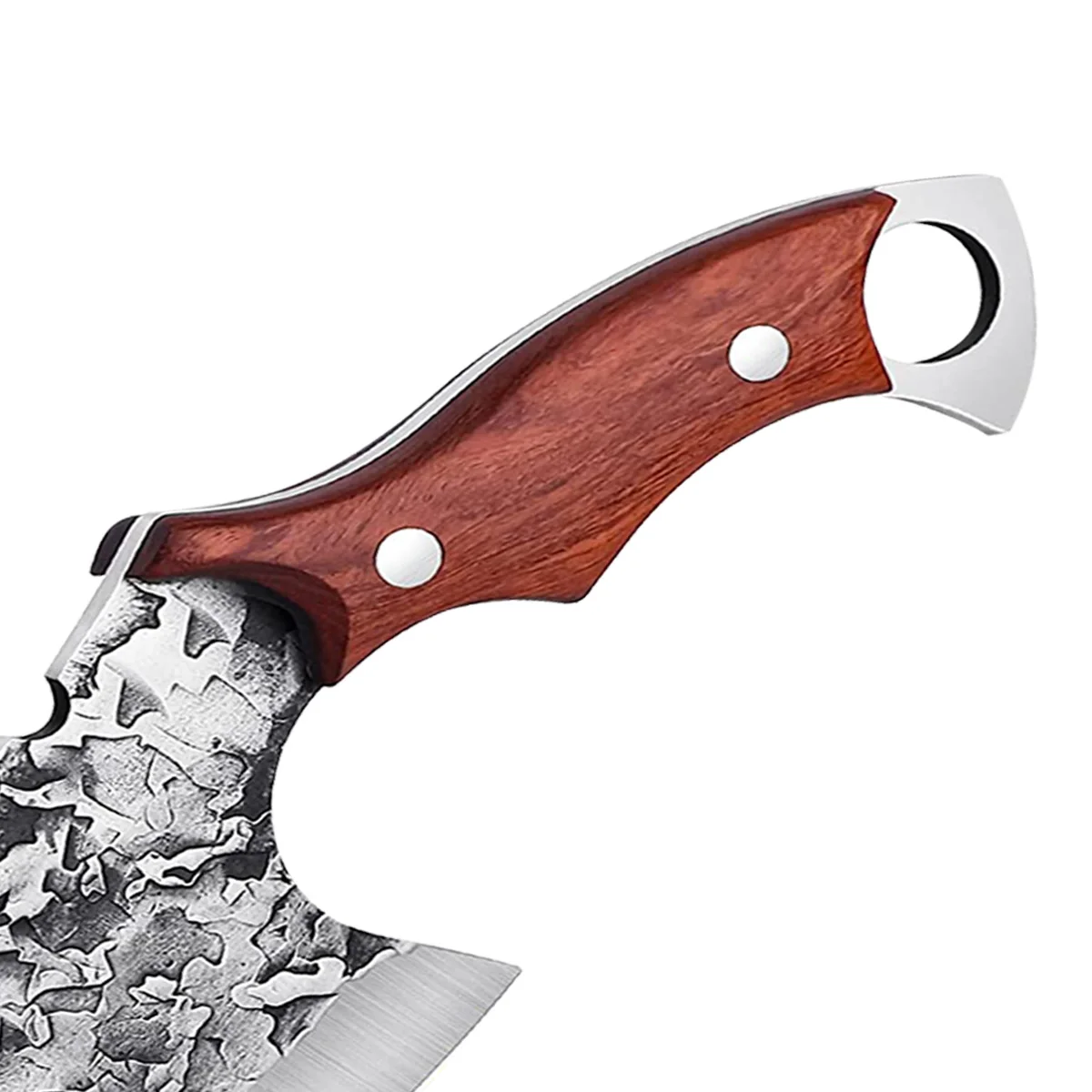  Traditional Asian Cleaver Knife with Stainless Steel Blade