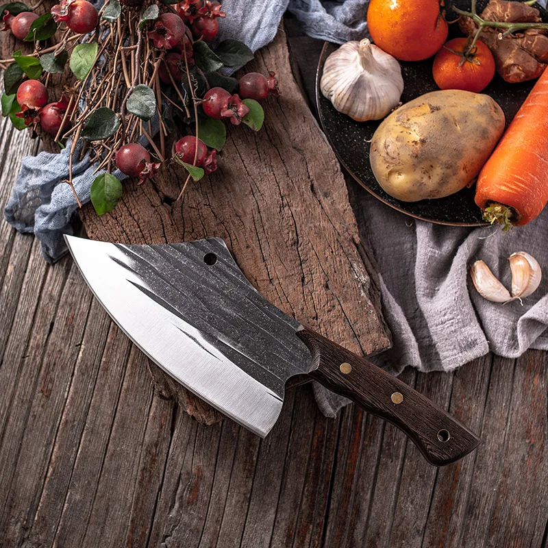 Heavy-Duty Meat Butcher Chef Knife for Kitchen Use