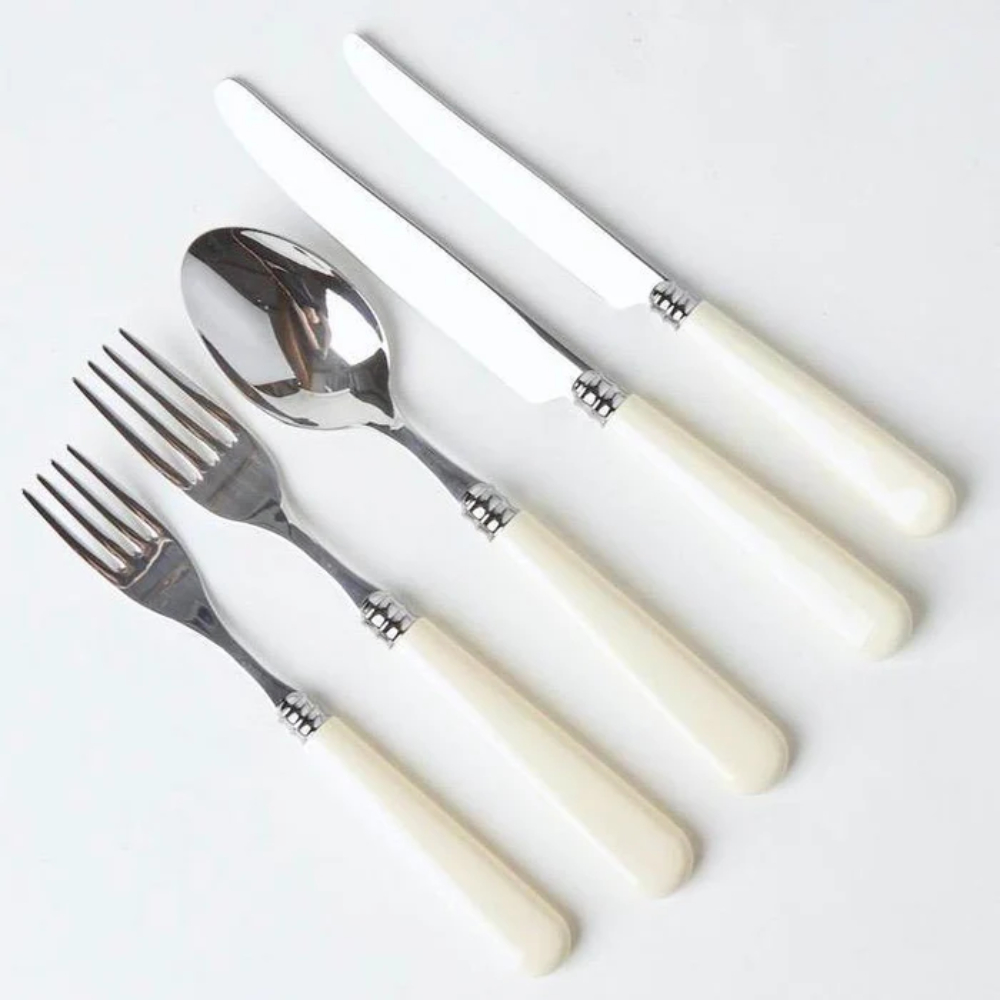 304 stainless steel cutlery set with portable box for travel and daily use

