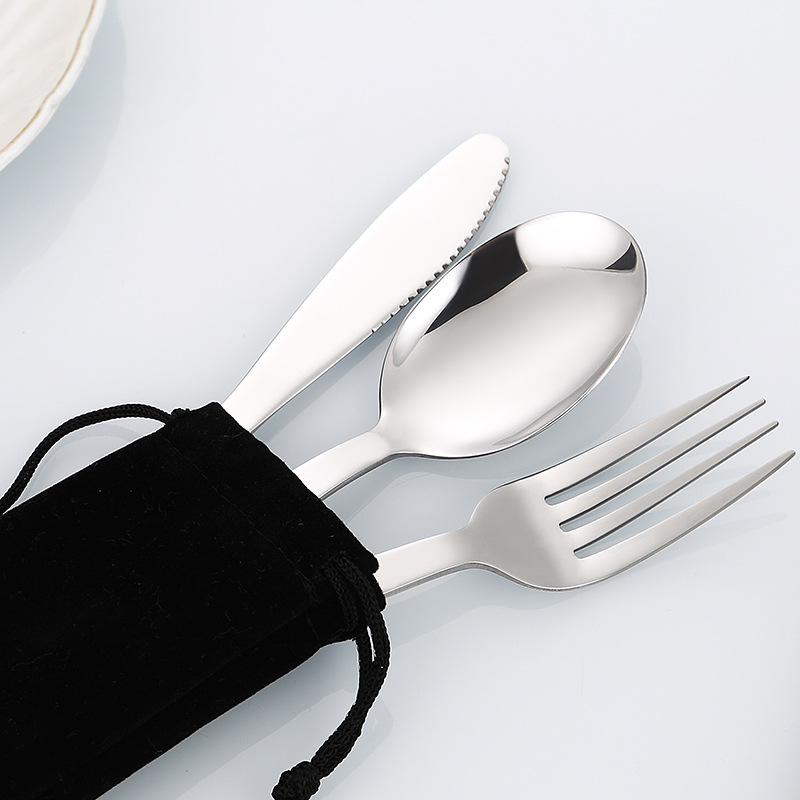 Portable Stainless Steel Cutlery Set for Travel