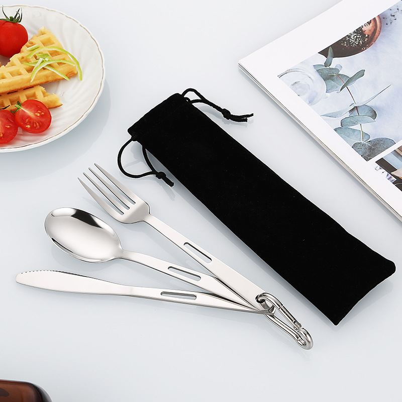 Portable Stainless Steel Cutlery Set for Travel