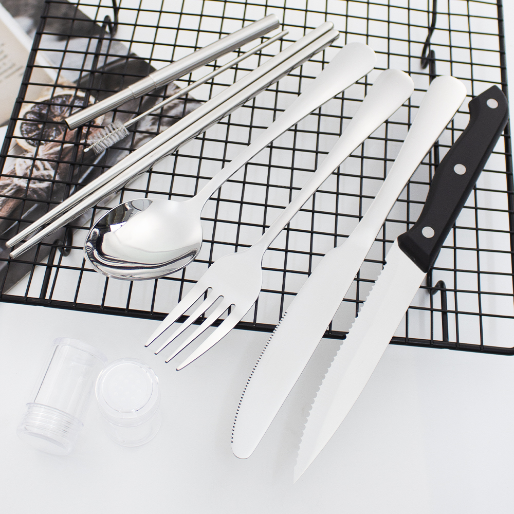 Portable Stainless Steel Cutlery Set for Travel