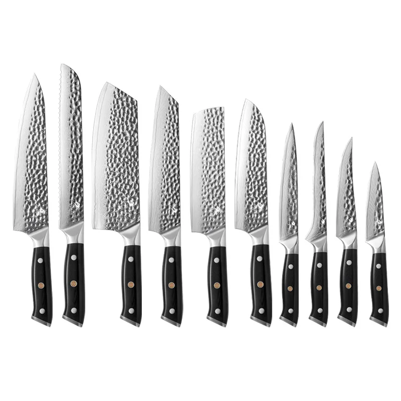 Handmade High Carbon Steel Steak Knife with Leather Sheath