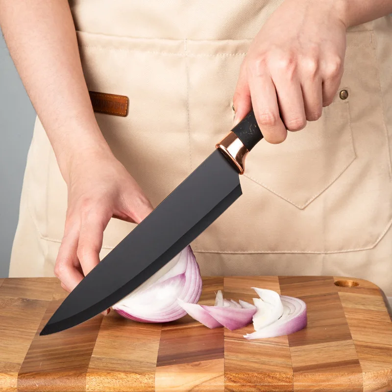 Classic Butcher Ceramic Knife Set with High Hardness Blades

