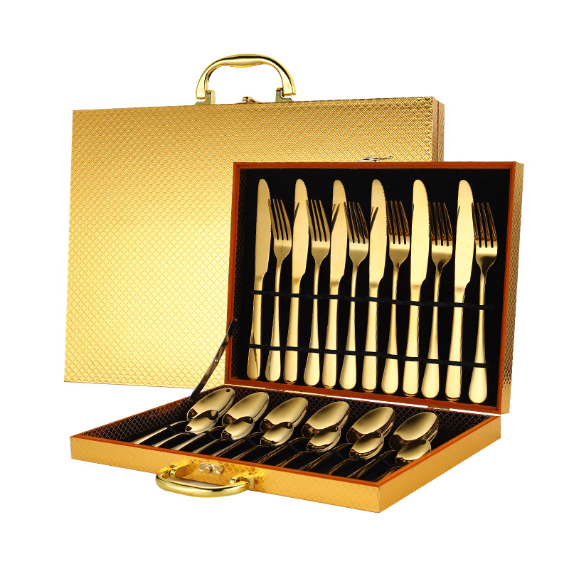 Mirror polished stainless steel fork and knife cutlery set in silver finish

