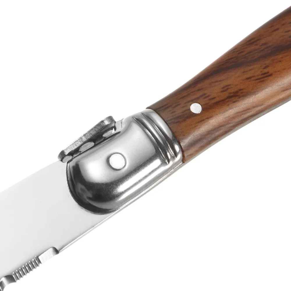 Stainless Steel Cooking Knife with Wooden Handle