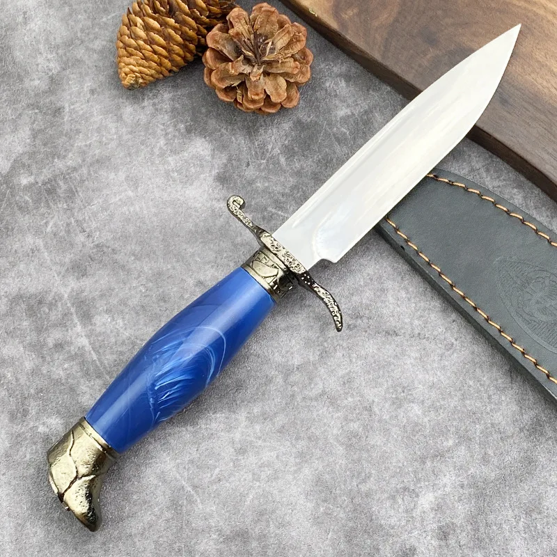 Stainless Steel Cooking Knife with Wooden Handle