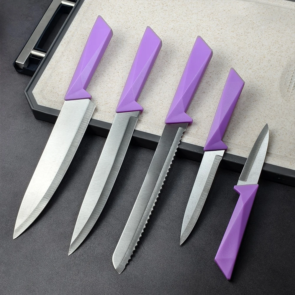 Multi-Function Cooking Knife with Ergonomic Handle for Kitchen Use

