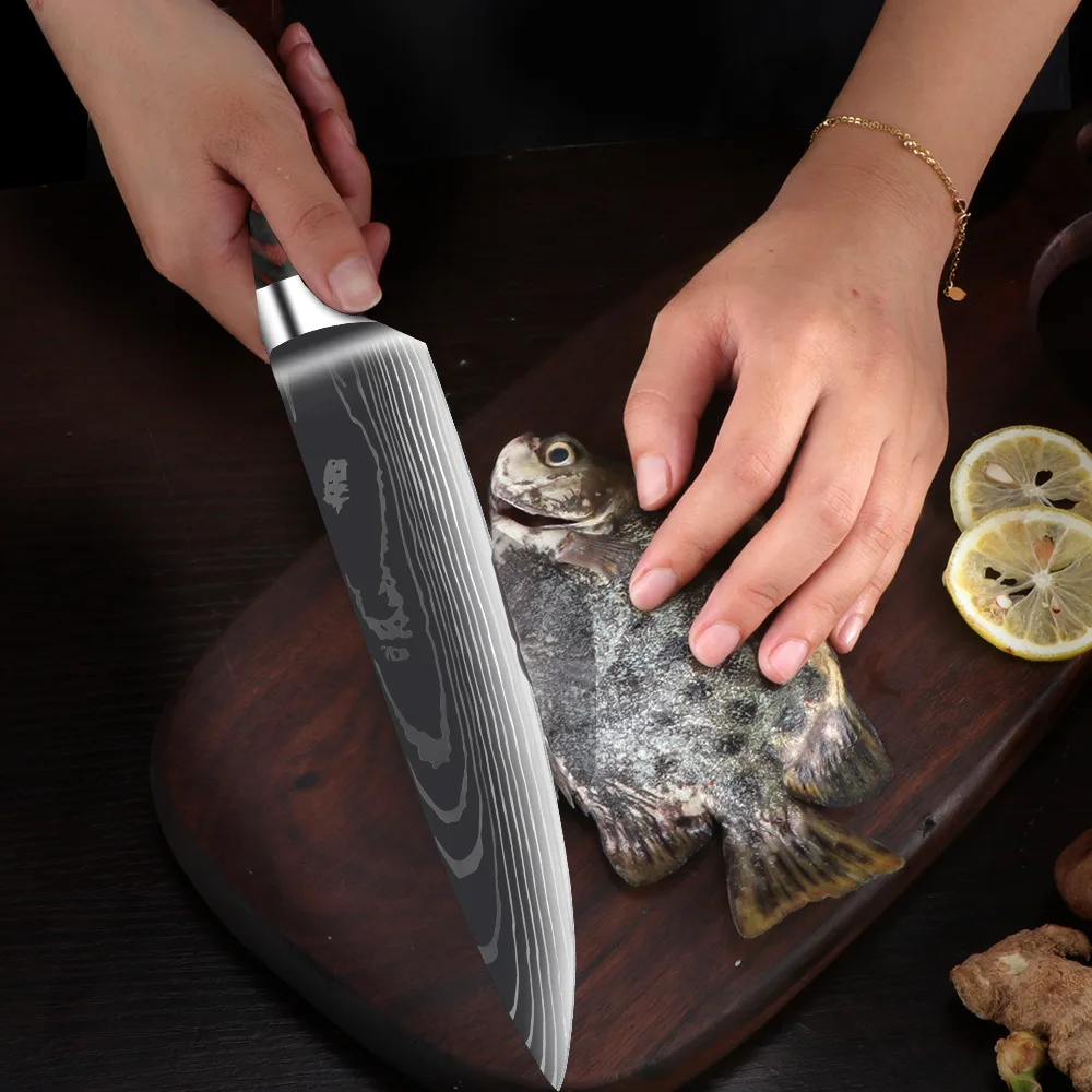 Multipurpose Chinese Cleaver Knife for Vegetables and Meat