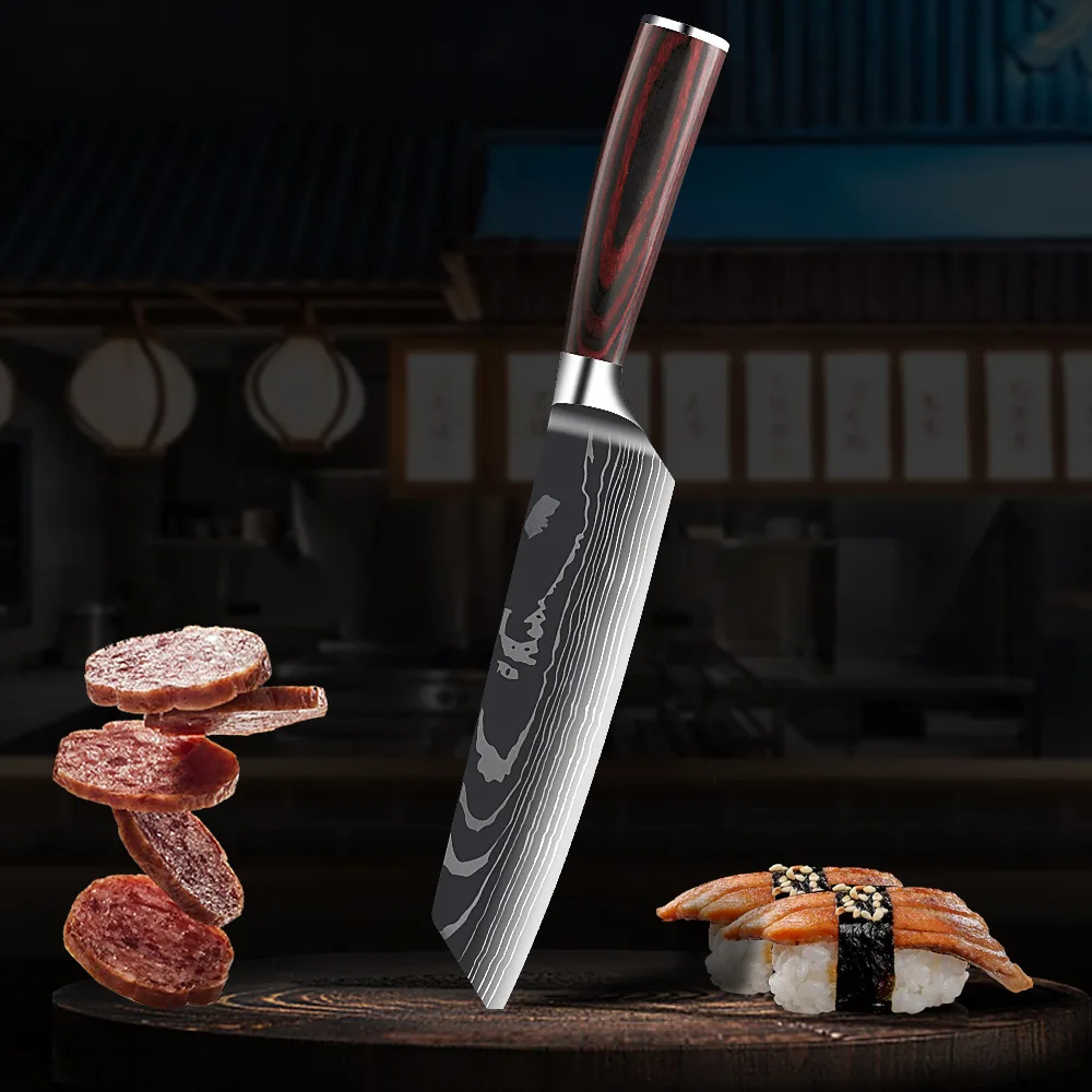 Multipurpose Chinese Cleaver Knife for Vegetables and Meat