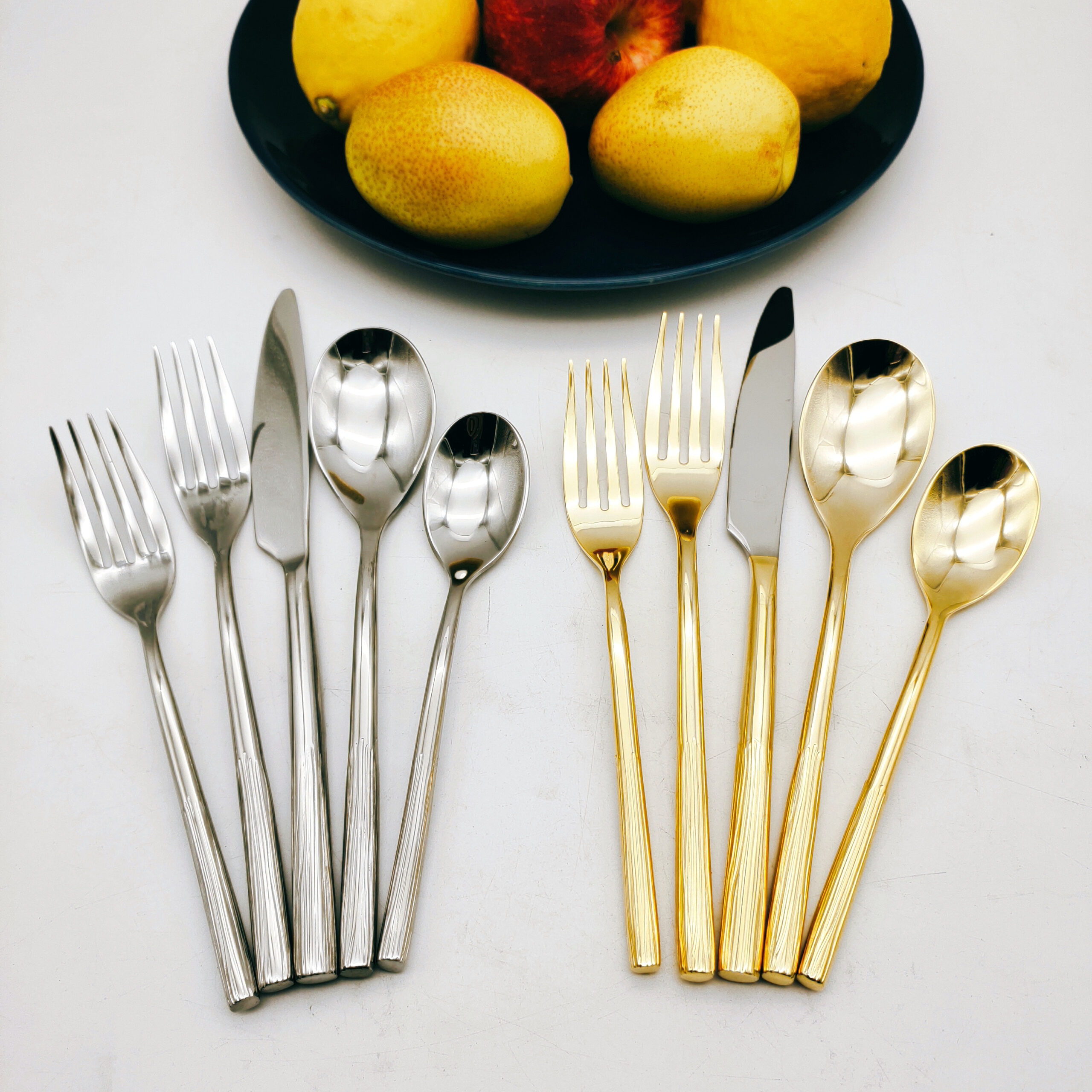 Colorful Portuguese-style ceramic tableware with hand-painted patterns

