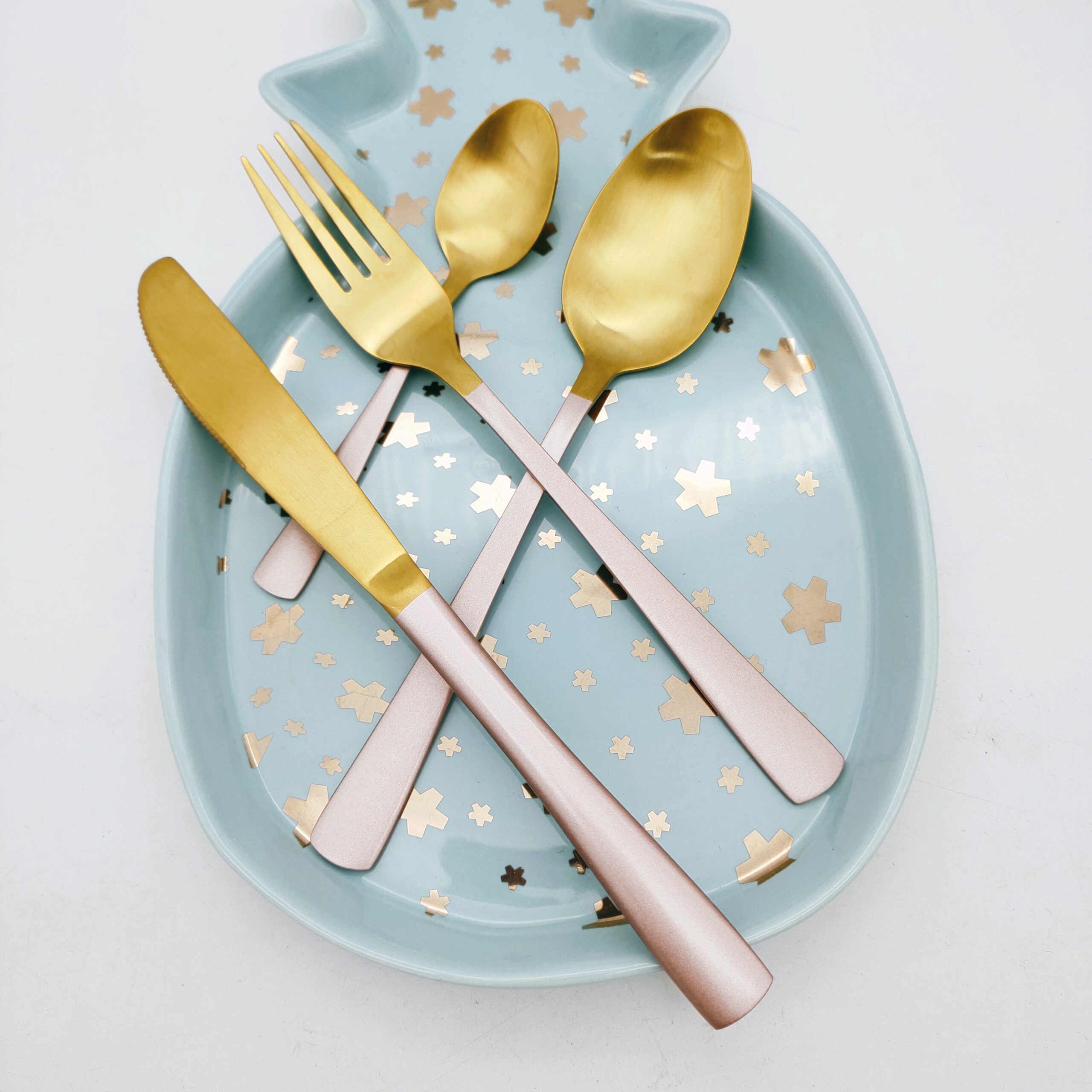 Colorful Portuguese-style ceramic tableware with hand-painted patterns

